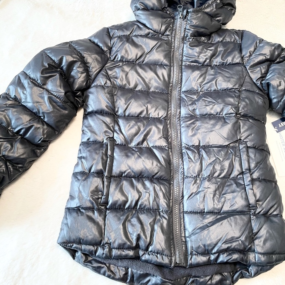 New Girl’s Old Navy Hooded Frost Free Puffer Jacket Size M/8 - Picture 10 of 12